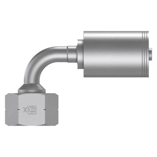 Hose coupling, 90° 10L, for pressure assembly