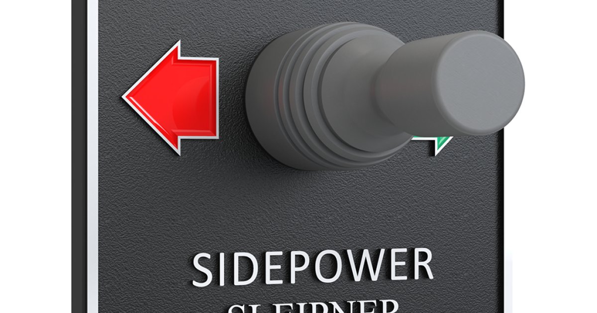 Control panel for older Side-Power bow thrusters, joystick - Sleipner UK
