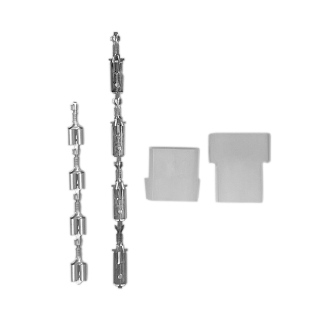 Connector set for 4 lead control cables