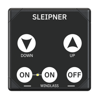 Control panel for windlass, touch