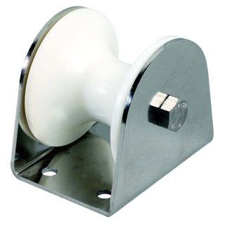 Anchor roller, compact 90 degrees