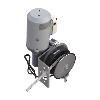 Maxi 43 windlass, 1500W 24V, port side